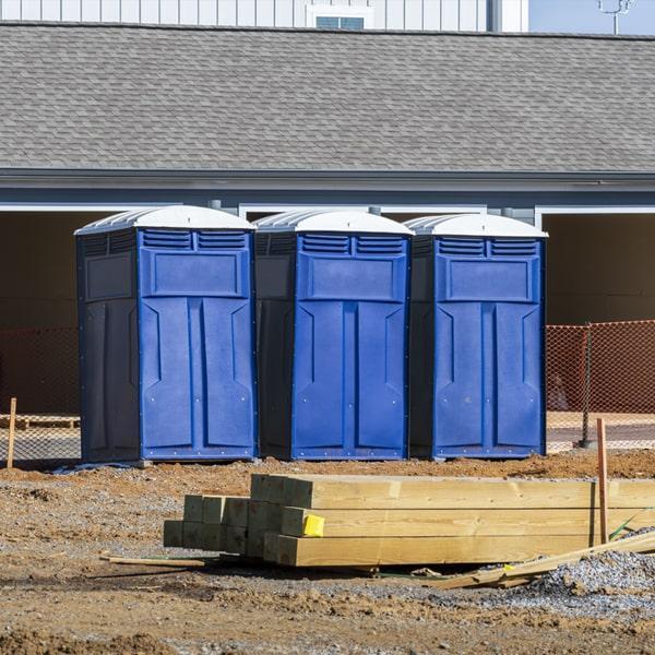 a job site porta potty needs adequate ventilation to prevent odors and improve air quality